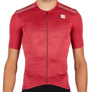 Férfi rövidujjú kerékpáros mez SPORTFUL Supergiara jersey, red rumba kép