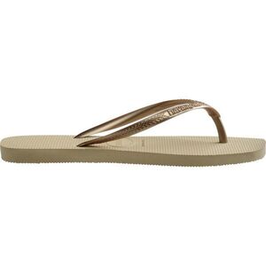 HAVAIANAS SQUARE Női flip-flop papucs, bézs, méret 43/44 kép