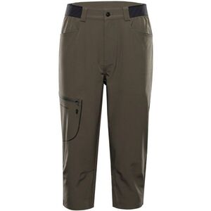 ALPINE PRO WEDER 2 Férfi softshell capri nadrág, khaki, méret kép
