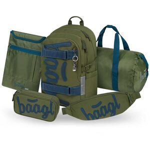 BAAGL 5 SET SKATE OLIVE Iskolai szett, zöld, méret kép