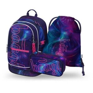 BAAGL 3 SET CORE NOVA Iskolai szett, lila, méret kép