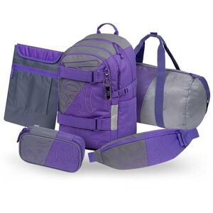 BAAGL 5 SET SKATE DUAL Iskolai szett, lila, méret kép