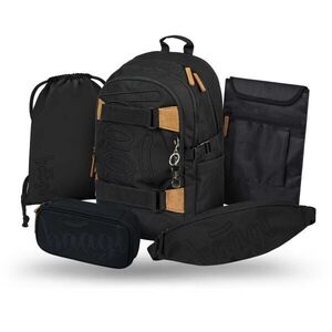 BAAGL 5 SET SKATE DARKNESS Iskolai szett, fekete, méret kép