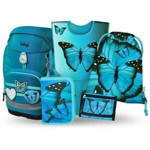 BAAGL 5 SET AIRY PLUS BUTTERFLY Iskolai szett, türkiz, méret kép
