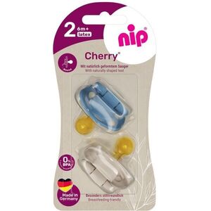 NIP CHERRY MÉRET 2 (6H+) 2DB Cumisüveg, átlátszó, méret kép
