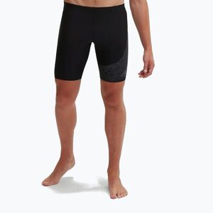 Férfi úszónadrág Speedo Medley Logo Jammer black/usa charcoal (Medley Logo Jammer 8-1135516909) kép
