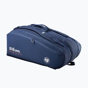 Wilson Roland Garros Session De Soiree Super Tour tenisz táska 15Pk 2026 navy/clay (Roland Garros Session De Soiree Super Tour 15Pk 2026 WR8053701001) kép