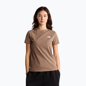 Női póló The North Face Evolution Simple Dome Slim SS garnet (Evolution Simple Dome Slim NF0A8FX72H91) kép