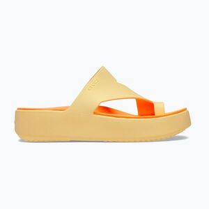 Női flip-flopok Crocs Getaway Platform Toe Loop golden hour (Getaway Platform Toe Loop 210834-78Z) kép