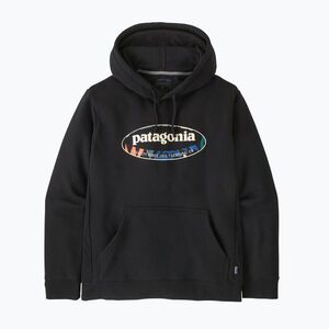 Férfi pulóver Patagonia '95 Oval Logo Uprisal Hoody Black: Kaleido ('95 Oval Logo Uprisal Hoody 39724) kép