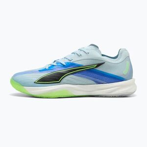 Kézilabda cipő PUMA Accelerate Nitro SQD 5 aqua glow/puma black/green glare/royal sapphire (Accelerate Nitro SQD 5 109016 01) kép