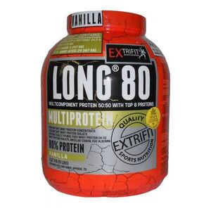 Extrifit Long 80 Multiprotein, 2270 g, vanilla kép