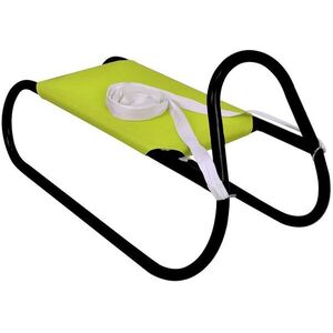Szánkó, fém 62 cm, halványzöld-fekete kép
