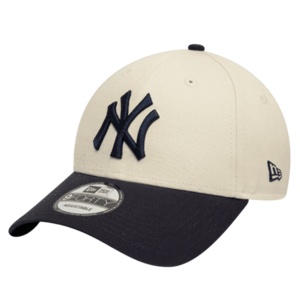 Era Hellbeige New York Yankees Colour Block 9FORTY Verstellbare Cap kép