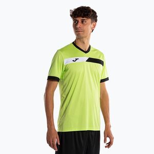 Férfi tenisz póló Joma Court lime/fekete (Court 103212) kép