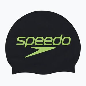 Úszósapka Speedo Printed Silicone black stacked logo (Printed Silicone 8-0838509951) kép