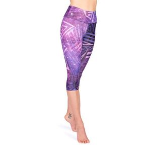 Niyama capri jóga leggings Stardust Tribe magas derekú – Stardust Tribe kép