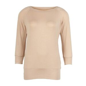 Yamadhi 3/4 ujjú jóga felső – Caramel Beige kép