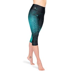 Niyama capri jóga leggings Cosmic Space magas derekú – Cosmic Space kép