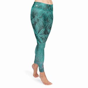 Niyama magas derekú jóga leggings – Enchanted Forest kép