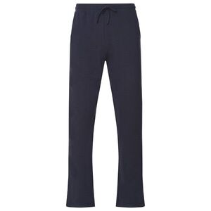 Yamadhi férfi egyenes szárú jóganadrág, biopamut – Dark Blue (Black Iris) kép