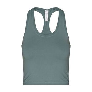 Niyama rövid fazonú jóga top, racerback – Dusty Turquoise kép