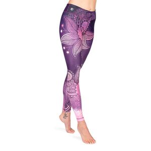 Niyama jóga leggings Purple Blossom – Purple Blossom kép