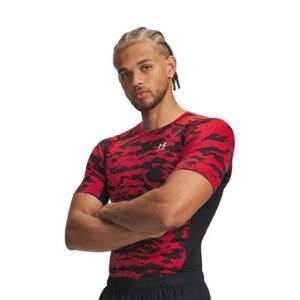 Férfi rövid ujjú edzőpóló UNDER ARMOUR UA HG Printed SS-BLK kép