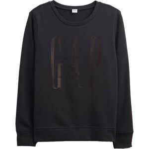 GAP V-LOGO DOORBUSTER CREW Női logós pulóver, fekete, méret kép