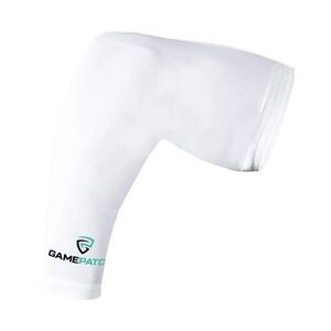 GAMEPATCH COMPRESSION ARM SLEEVE Kompessziós uniszex karvédő, fehér, méret kép