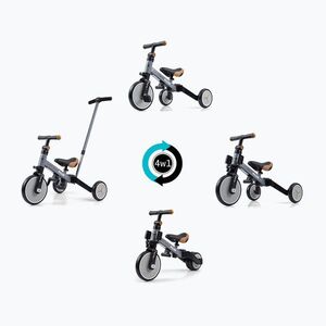 Milly Mally 4in1 háromkerekű Optimus Plus szürke (4w1 Optimus Plus 5307) kép