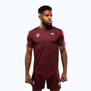Férfi edzőpóló Venum X Ares 2.0 Dry Tech bordó (2.0 Dry Tech VENUM-04970-050) kép