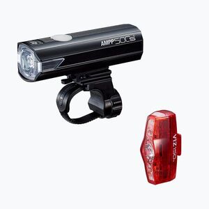 Kerékpárlámpa készlet CatEye AMPP 500S HL-EL085SRC / TL-LD800 VIZ150 black (AMPP 500S HL-EL085SRC / TL-LD800 VIZ150 8901241) kép
