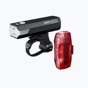 Kerékpárlámpa készlet CatEye AMPP 900 HL-EL089RC / TL-LD810 VIZ300 USB-C black (AMPP 900 HL-EL089RC / TL-LD810 VIZ300 USB-C 8901310) kép