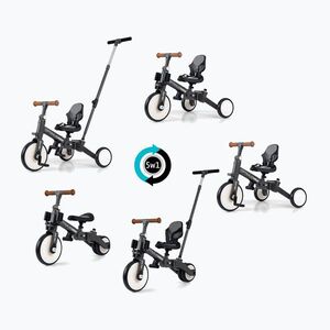 Futóbicikli Milly Mally 5w1 Optimus Max dark grey (5w1 Optimus Max 6265) kép