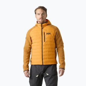 Férfi hibrid kabát Helly Hansen Skagen Hybrid Knit Insulator ignite orange (Skagen Hybrid Knit Insulator 34593_303) kép