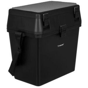 Trizand 27412 ülőkés horgászdoboz, 140 kg teherbírás, 38×34×21 cm, fekete kép