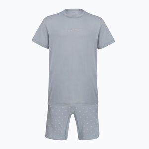 Férfi pizsama Calvin Klein LV00NM2900 misty grey top /diamond logo misty (LV00NM29003IJ) kép