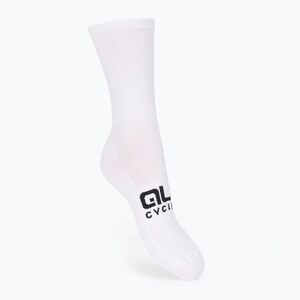 Kerékpáros zokni Alé Light fehér L21189400 (Brrr 16 cm Light L21189400) kép