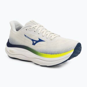 Férfi futócipők Mizuno Wave Sky 9 snow white/surf the web/lightning yellow (Wave Sky 9 J1GC250251) kép