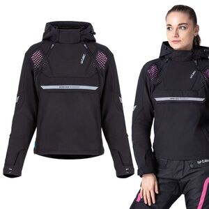 Női softshell motoros kabát W-TEC Annorack Lady, AirVent rendszer, Visionight fényvisszaverő elemek, szélálló softshell anyag, Air Mesh hálós bélés kép