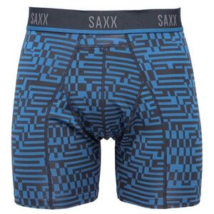 SAXX KINETIC LIGHT-COMPRESSION MESH BOXER BRF Sportos boxeralsó, kék, méret kép
