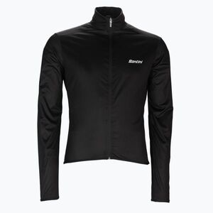 Férfi Santini Nebula szélálló/esőálló kerékpáros dzseki fekete 2W33275NEBULPURONE (Nebula Windproof/Rain 2W33275NEBULPURONE) kép