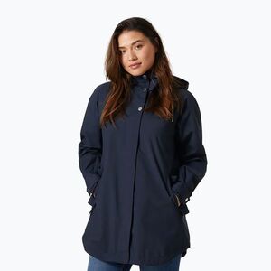 Helly Hansen Valentia női mackintosh tengerészkék 53420_597 (Valentia Raincoat 53420_597) kép