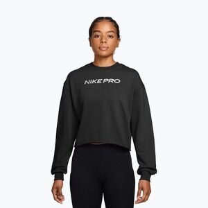 Női hosszú ujjú póló Nike Pro black/white (Pro Dri-Fit Crew Neck IM9956-010) kép