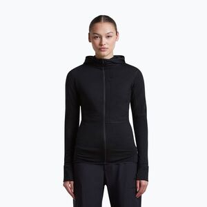 Női túra pulóver Icebreaker Merino 200 Realfleece Descender Half Zip Hoodie black (Merino 200 Realfleece Descender Half Zip IB0A57QK0011) kép