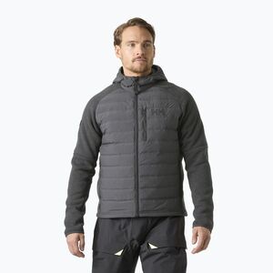 Férfi hibrid kabát Helly Hansen Skagen Hybrid Knit Insulator ebony (Skagen Hybrid Knit Insulator 34593_980) kép