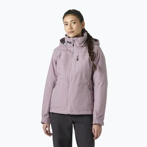 Női vitorláskabát Helly Hansen Crew Hooded Pile purple clay (Crew Hooded Pile 34527_676) kép