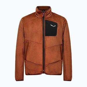 Férfi trekking pulóver Salewa Puez Warm Full Zip bombay brown (Puez Warm Full Zip 00-0000029430) kép