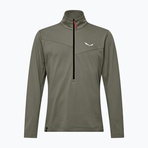 Férfi trekking pulóver Salewa Puez Cammio Polarlite Half Zip Faded Green (Puez Cammio Polarlite Half Zip 00-0000029096) kép